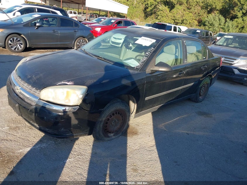 2005 Chevrolet Malibu black sedan gasoline 1G1ZS52F15F175774 photo #3