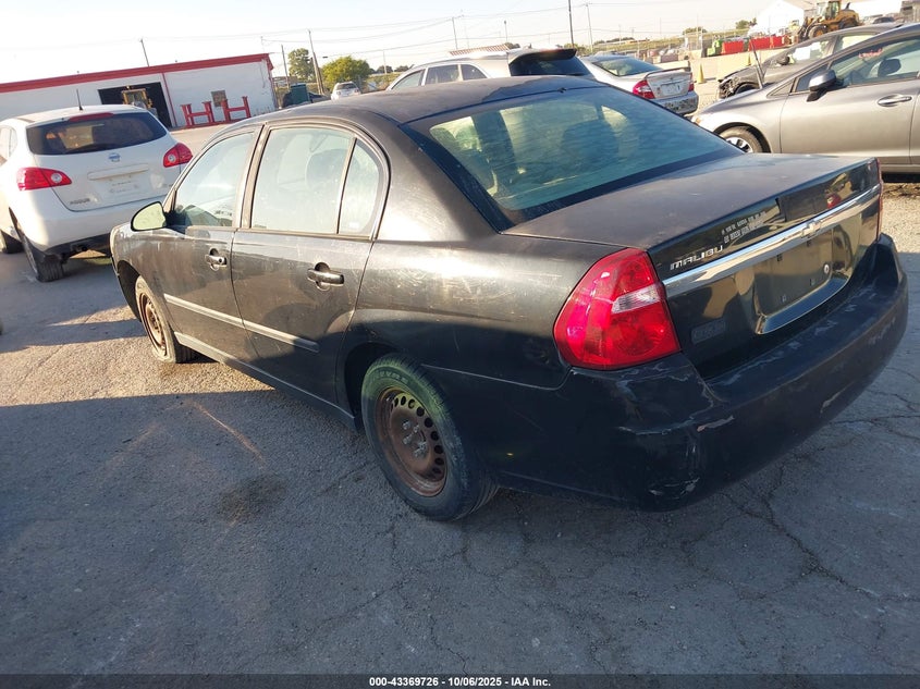 2005 Chevrolet Malibu black sedan gasoline 1G1ZS52F15F175774 photo #4