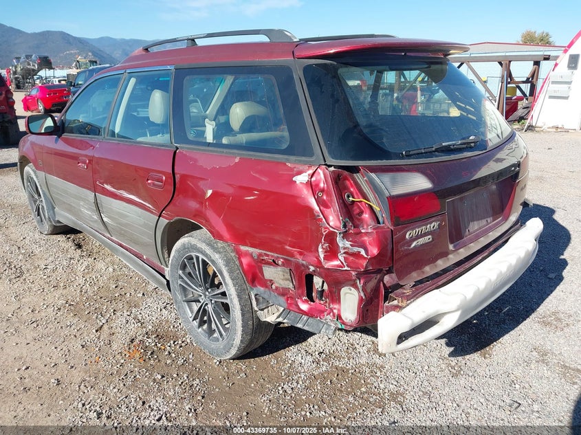 2002 Subaru Outback H6-3.0 L.l. Bean Edition VIN: 4S3BH806127655167 Lot: 43369735
