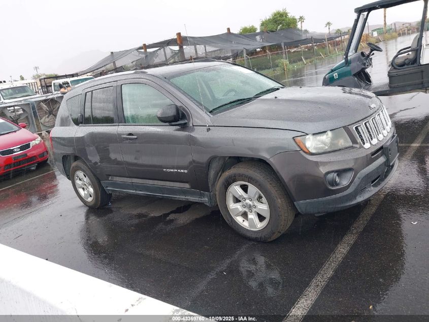 2016 Jeep Compass Sport VIN: 1C4NJCBB1GD589050 Lot: 43369760