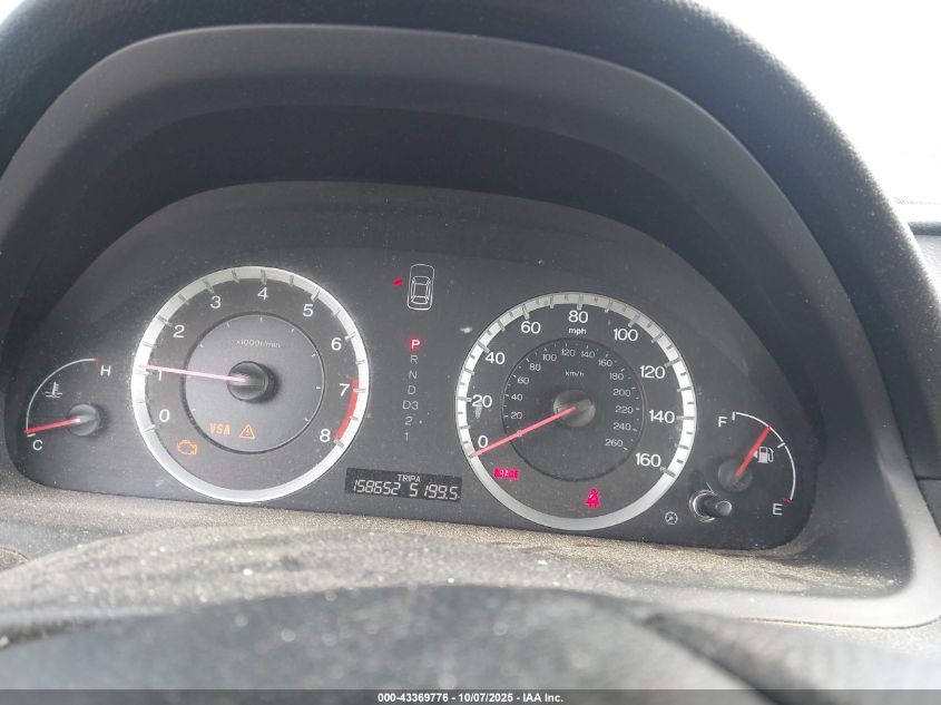 2008 Honda Accord 2.4 Lx VIN: 1HGCP26308A160165 Lot: 43369776