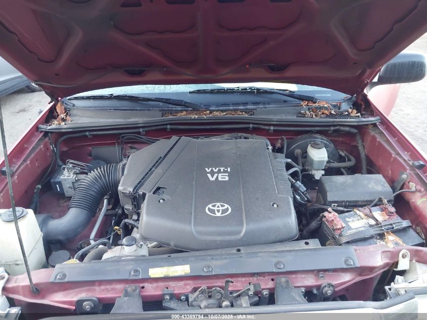 2007 Toyota Tacoma Base V6 VIN: 5TEUU42N47Z382999 Lot: 43369794