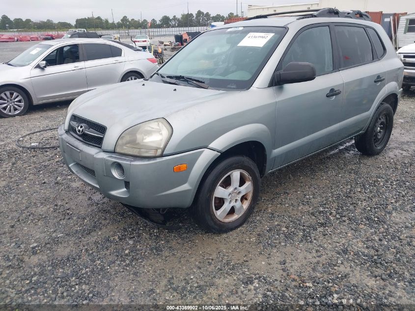 2006 Hyundai Tucson Gl VIN: KM8JM12B66U251034 Lot: 43369902