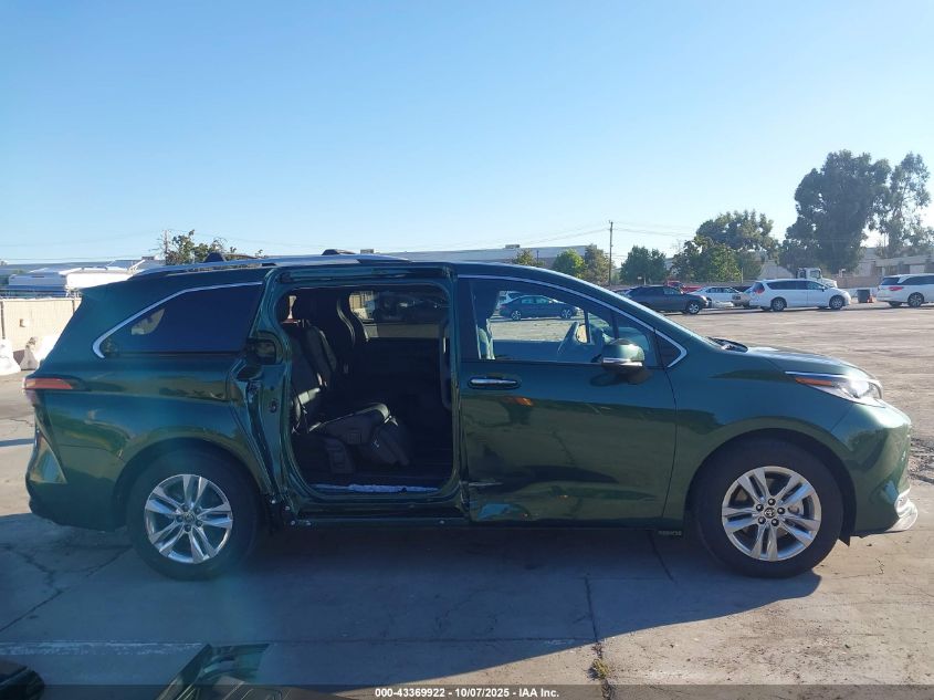 2025 Toyota Sienna Limited VIN: 5TDZSKFC0SS167604 Lot: 43369922