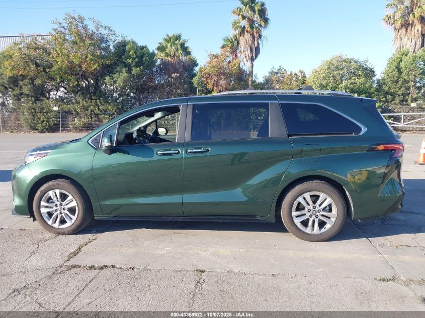 2025 Toyota Sienna Limited VIN: 5TDZSKFC0SS167604 Lot: 43369922