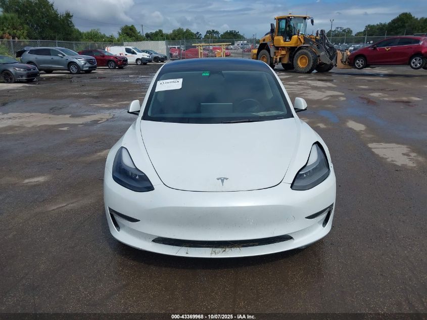 2022 Tesla Model 3 Rear-Wheel Drive VIN: 5YJ3E1EA3NF323649 Lot: 43369968
