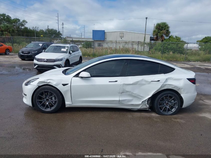 2022 Tesla Model 3 Rear-Wheel Drive VIN: 5YJ3E1EA3NF323649 Lot: 43369968