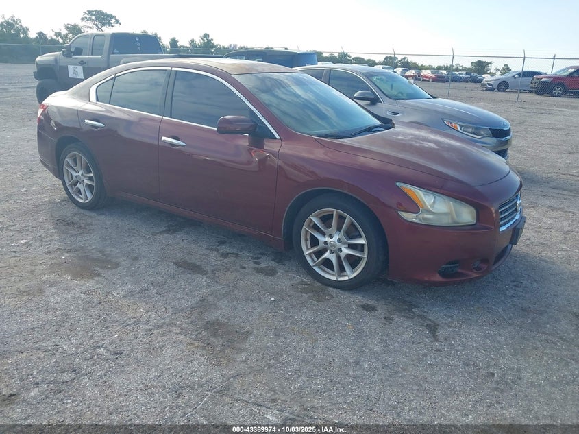 2009 Nissan Maxima 3.5 S brown sedan gasoline 1N4AA51E69C843050 photo #1