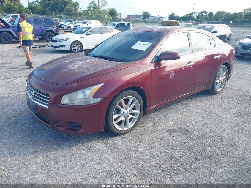2009 Nissan Maxima 3.5 S brown sedan gasoline 1N4AA51E69C843050 photo #3