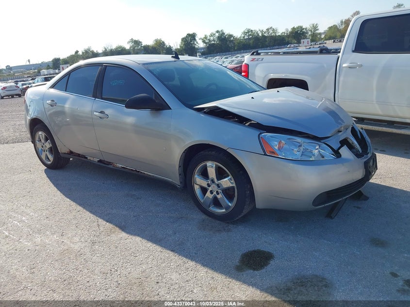 2008 Pontiac G6 Gt silver sedan gasoline 1G2ZH57N284284769 photo #1