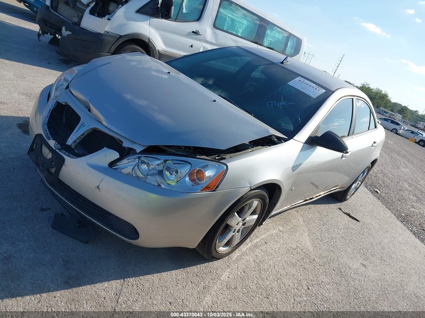 2008 Pontiac G6 Gt silver sedan gasoline 1G2ZH57N284284769 photo #3