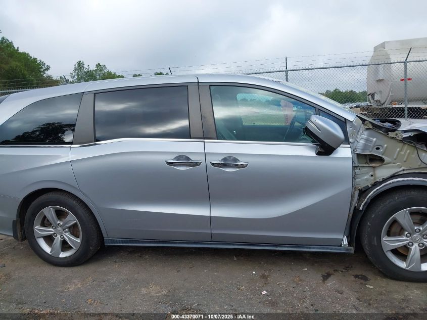 2018 Honda Odyssey Ex-L VIN: 5FNRL6H79JB021306 Lot: 43370071