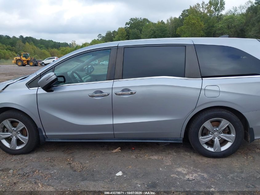 2018 Honda Odyssey Ex-L VIN: 5FNRL6H79JB021306 Lot: 43370071