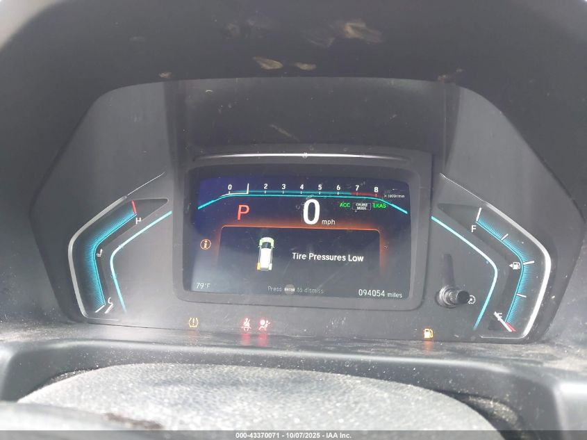 2018 Honda Odyssey Ex-L VIN: 5FNRL6H79JB021306 Lot: 43370071