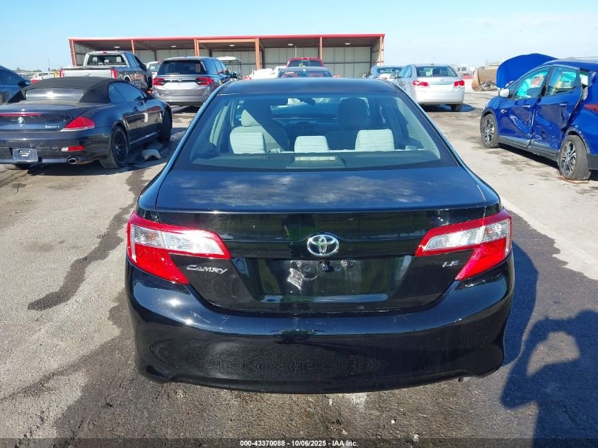 2012 Toyota Camry Le VIN: 4T4BF1FK9CR210813 Lot: 43370088