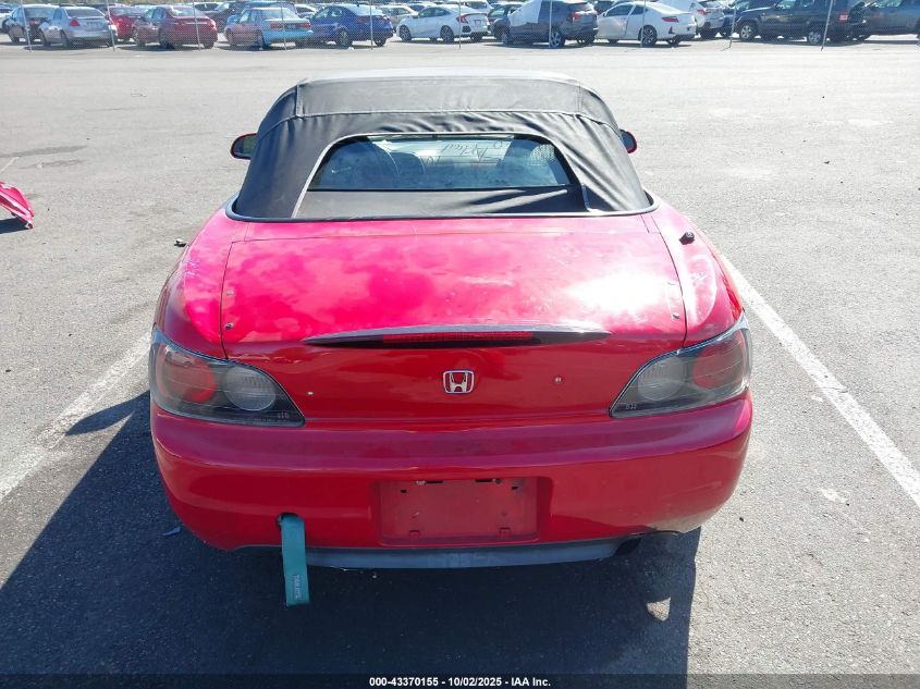 2000 Honda S2000 VIN: JHMAP1148YT007990 Lot: 43370155