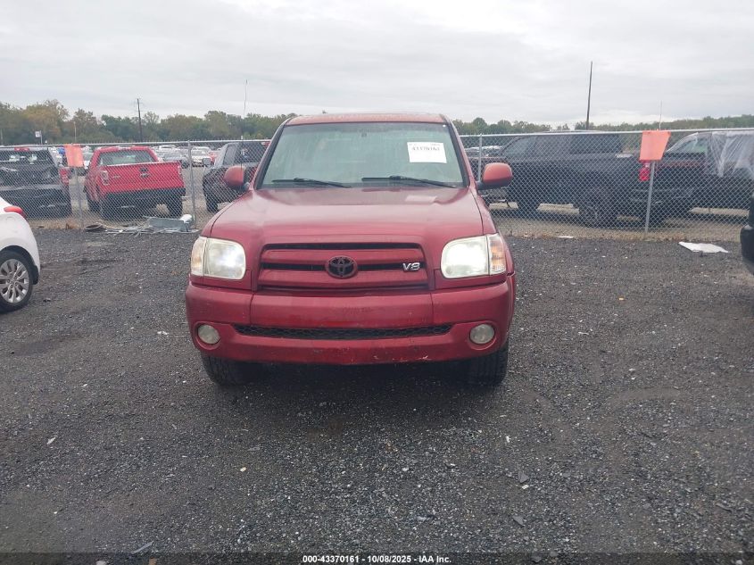 2006 Toyota Tundra Limited V8 VIN: 5TBDT481X6S548289 Lot: 43370161