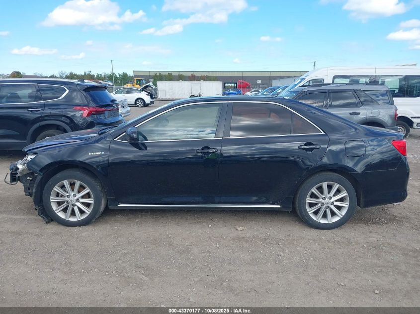 2012 Toyota Camry Hybrid Xle VIN: 4T1BD1FK9CU007467 Lot: 43370177