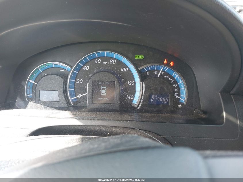 2012 Toyota Camry Hybrid Xle VIN: 4T1BD1FK9CU007467 Lot: 43370177