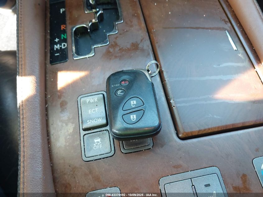 2012 Lexus Ls 460 VIN: JTHBL5EF0C5108540 Lot: 43370192