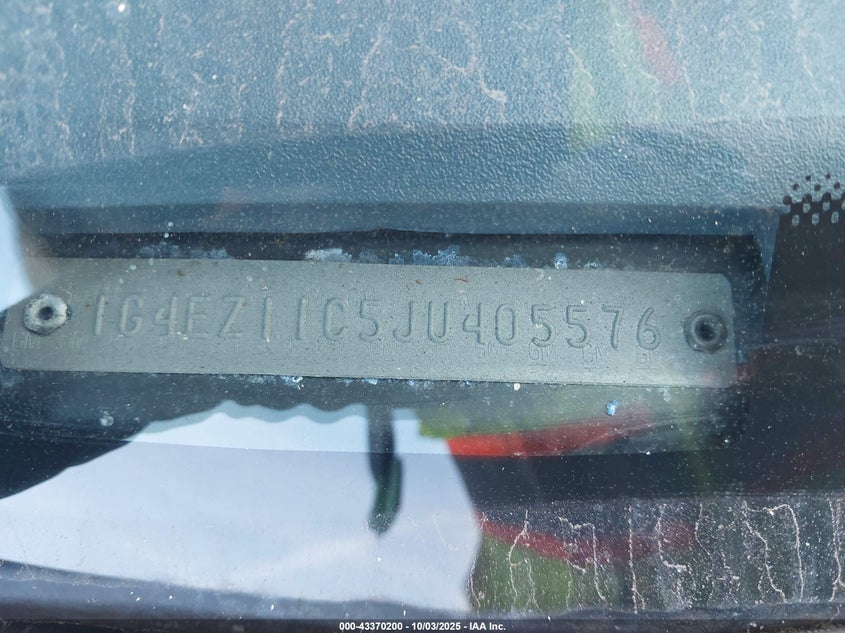 1988 Buick Riviera VIN: 1G4EZ11C5JU405576 Lot: 43370200