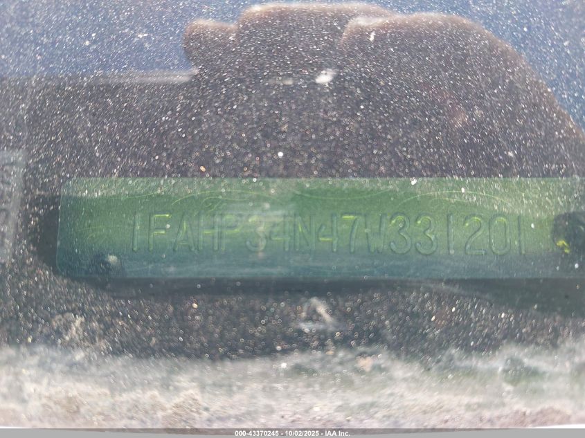 2007 Ford Focus S/Se/Ses VIN: 1FAHP34N47W331201 Lot: 43370245