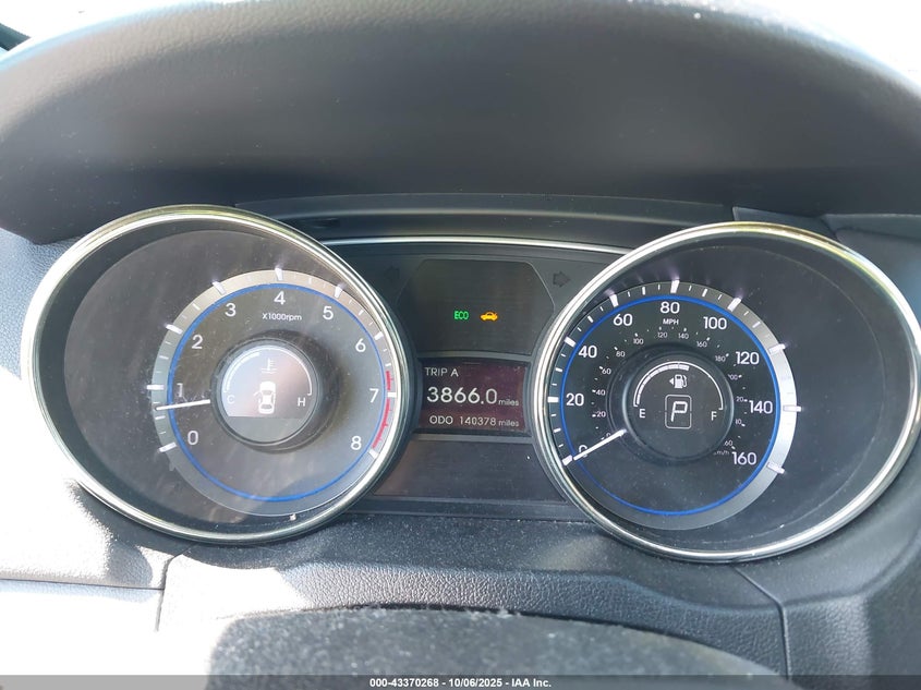 2012 Hyundai Sonata Gls VIN: 5NPEB4AC4CH390351 Lot: 43370268