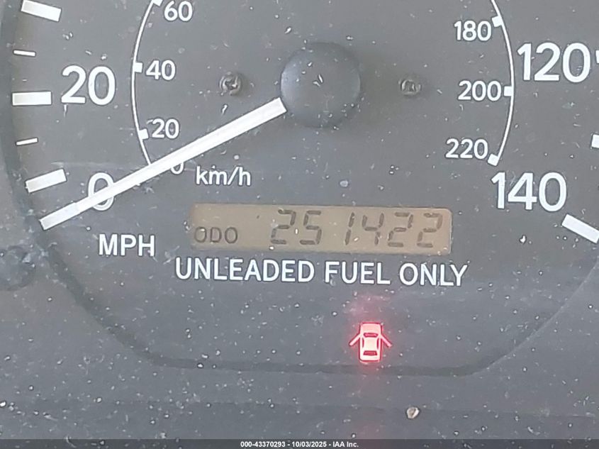 1997 Toyota Camry Le VIN: JT2BG22K7V0012726 Lot: 43370293