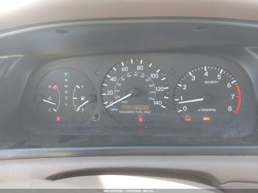 1997 Toyota Camry Le VIN: JT2BG22K7V0012726 Lot: 43370293