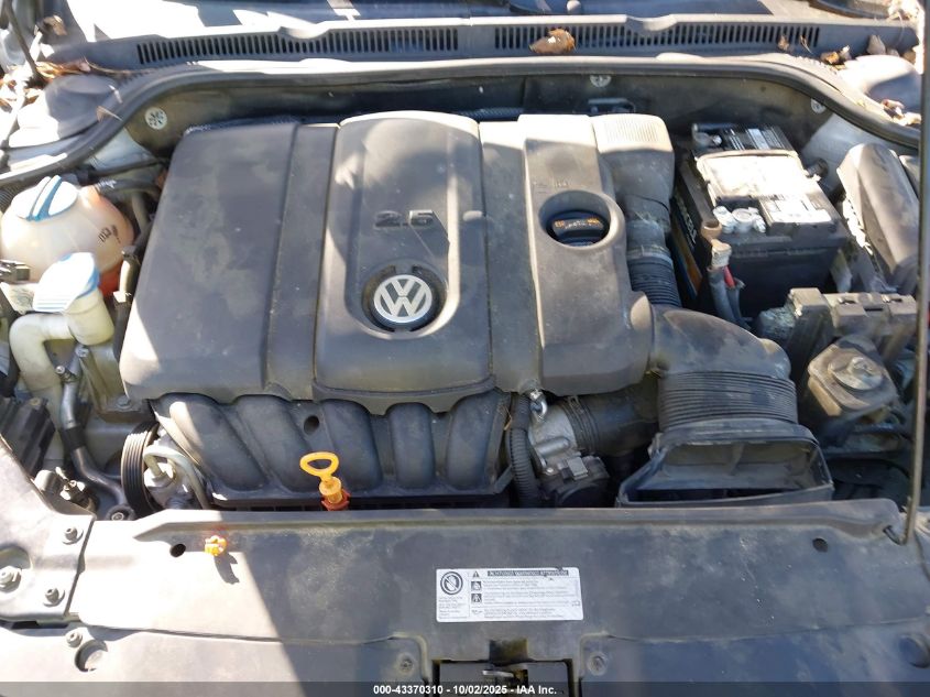 2011 Volkswagen Jetta 2.5L Se VIN: 3VWDX7AJ0BM054666 Lot: 43370310