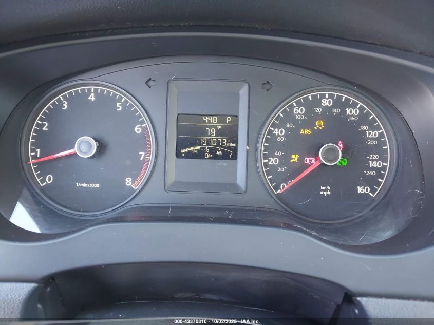 2011 Volkswagen Jetta 2.5L Se VIN: 3VWDX7AJ0BM054666 Lot: 43370310