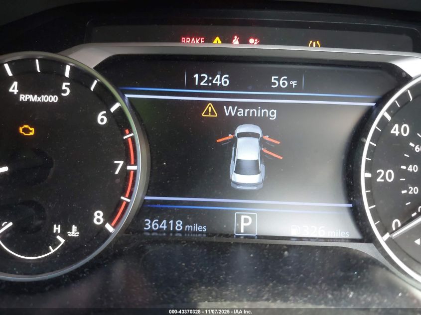 2022 Nissan Altima Sr Fwd VIN: 1N4BL4CV8NN325784 Lot: 43370328