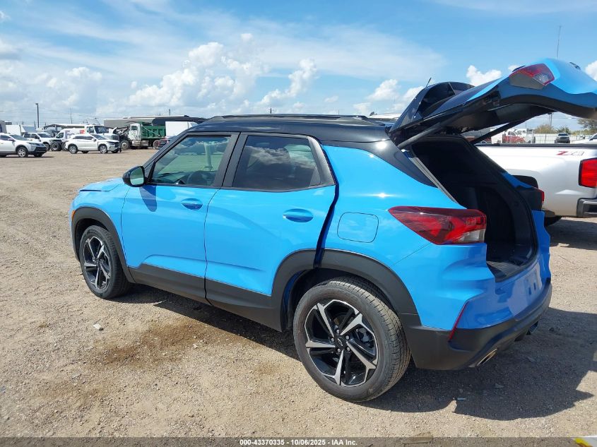 2023 Chevrolet Trailblazer Fwd Rs VIN: KL79MTSL2PB185863 Lot: 43370335
