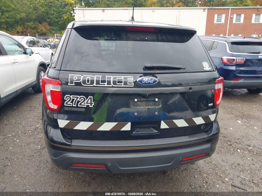 2018 FORD POLICE INTERCEPTOR 1FM5K8AR2JGA32724