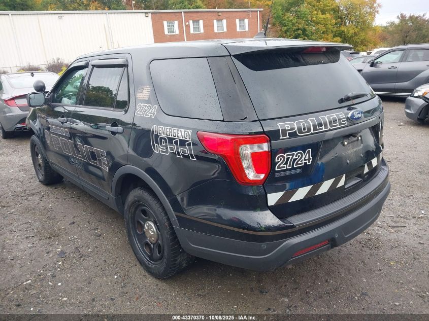 2018 FORD POLICE INTERCEPTOR 1FM5K8AR2JGA32724