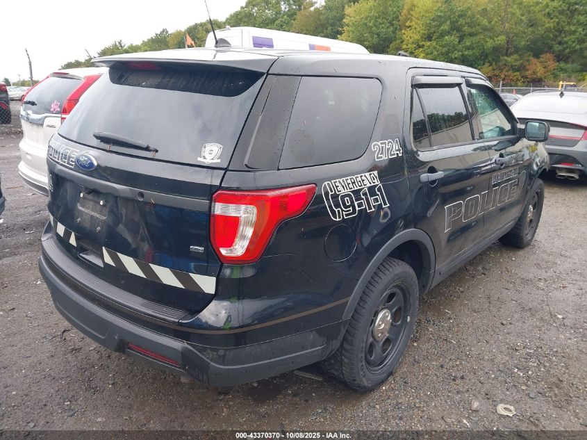 2018 FORD POLICE INTERCEPTOR 1FM5K8AR2JGA32724