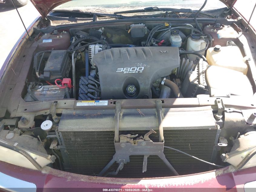 2001 Buick Park Avenue VIN: 1G4CW54K614236193 Lot: 43370371