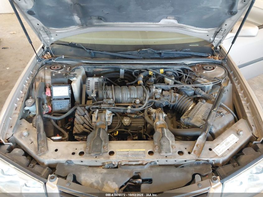 2003 Chevrolet Impala Ls VIN: 2G1WH52K139357219 Lot: 43370372