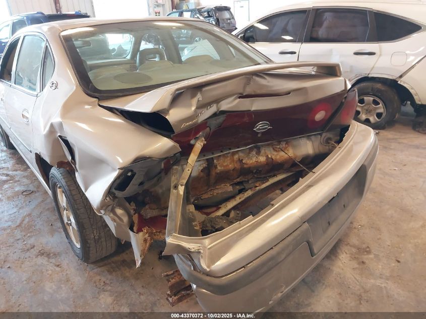 2003 Chevrolet Impala Ls VIN: 2G1WH52K139357219 Lot: 43370372