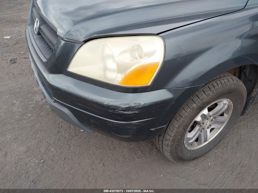 2005 Honda Pilot Ex-L VIN: 2HKYF18735H511270 Lot: 43370373
