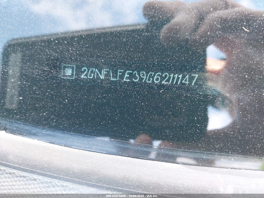 2016 CHEVROLET EQUINOX LT 2GNFLFE39G6211147