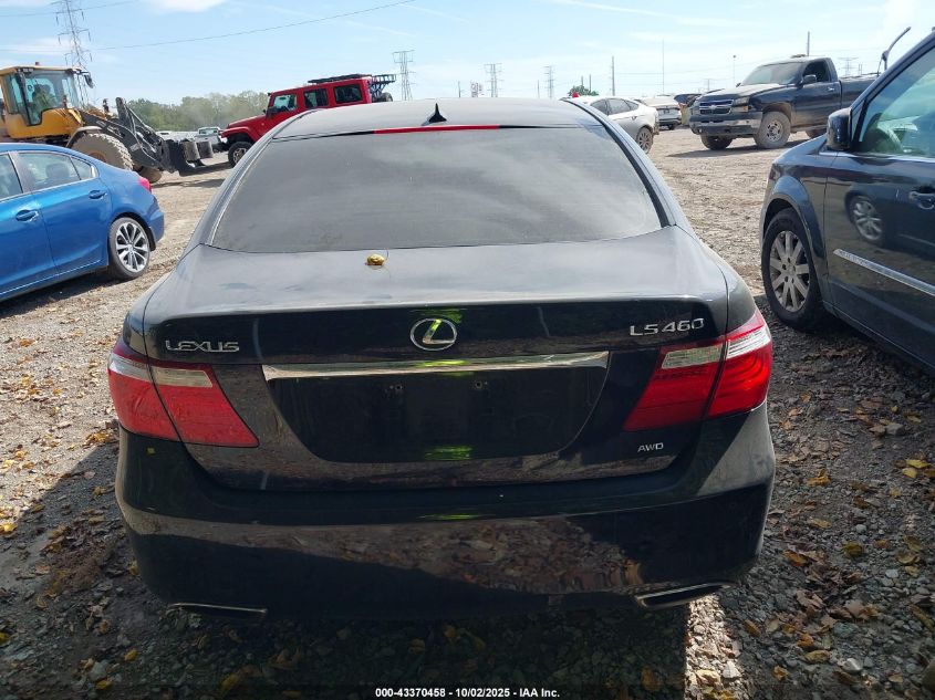 2009 Lexus Ls 460 VIN: JTHCL46F795002351 Lot: 43370458