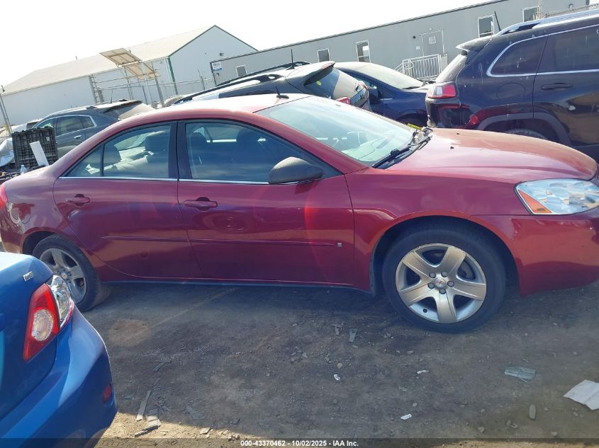 2008 Pontiac G6 VIN: 1G2ZG57B084110661 Lot: 43370462
