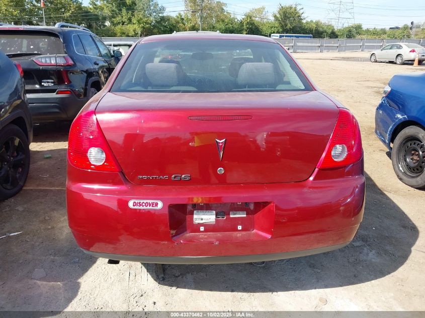 2008 Pontiac G6 VIN: 1G2ZG57B084110661 Lot: 43370462