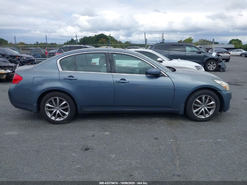 2007 Infiniti G35X VIN: JNKBV61F27M822980 Lot: 43370474