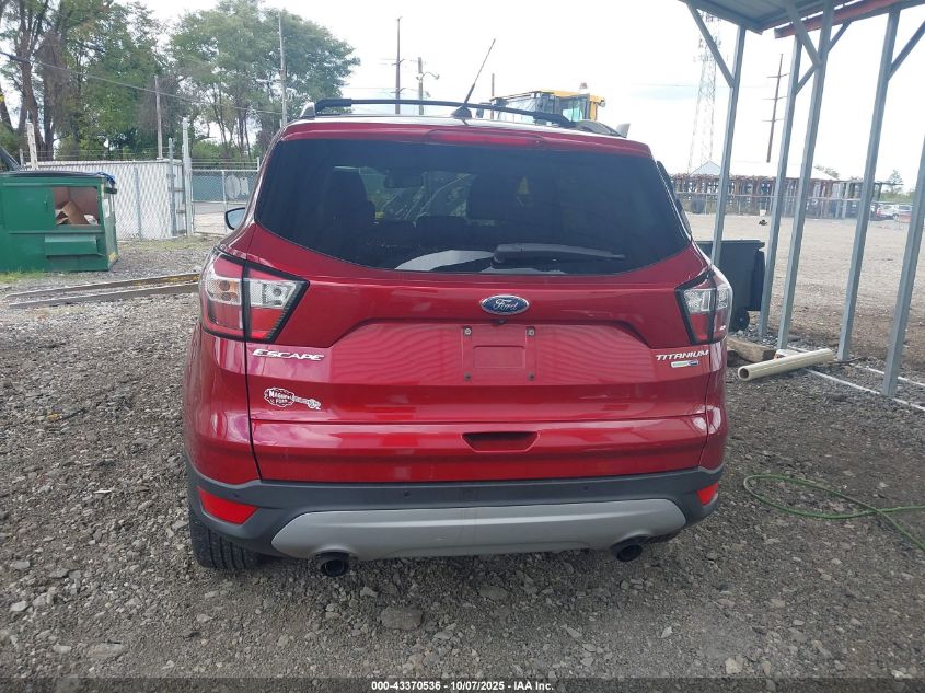 2017 Ford Escape Titanium VIN: 1FMCU9JD9HUE63259 Lot: 43370536