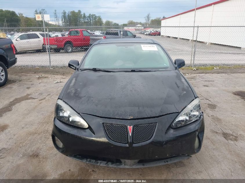 2008 Pontiac Grand Prix VIN: 2G2WP552381166305 Lot: 43370640