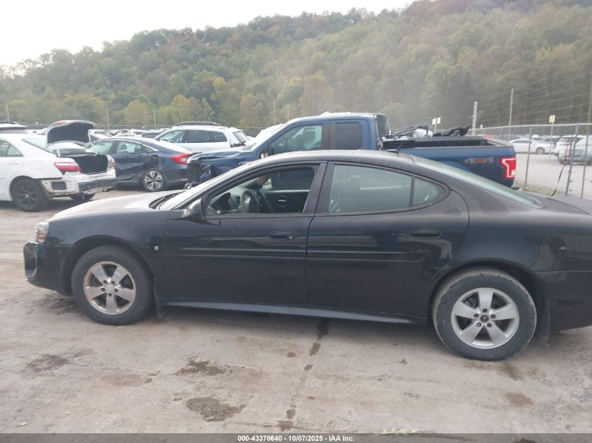 2008 Pontiac Grand Prix VIN: 2G2WP552381166305 Lot: 43370640