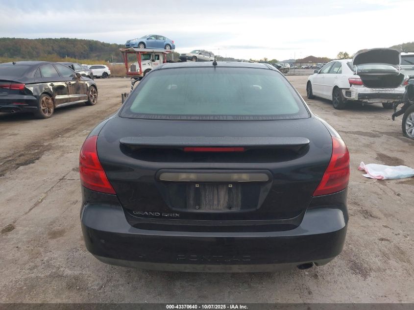 2008 Pontiac Grand Prix VIN: 2G2WP552381166305 Lot: 43370640