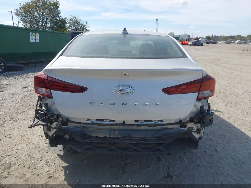 2019 Hyundai Elantra Value Edition VIN: KMHD84LF4KU865739 Lot: 43370666